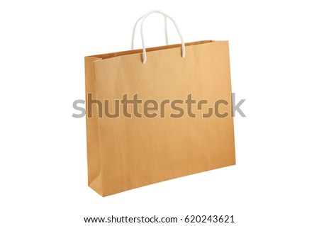 Two Brown Paper Bag Design Stock Vector 111836210 - Shutterstock