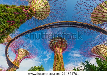Garden By The Bay August 2014 singaporesep 01 merlion fountain front marina stock photo Garden By The Bay August 2014 singaporesep 01 merlion fountain front marina stock photo