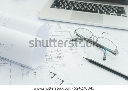 Architecture Drawing Paper architectural background 3d building model drawing stock vector Architecture Drawing Paper architectural background 3d building model drawing stock vector