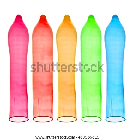 Colorful Rainbow Condoms Stock Photo 82224250 - Shutterstock