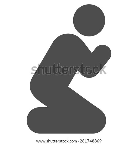 Vector Man Praying Silhouette Stock Photos, Images, & Pictures ...