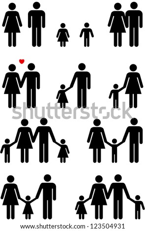 Stick Figure Family Stock Photos, Royalty-Free Images & Vectors ...