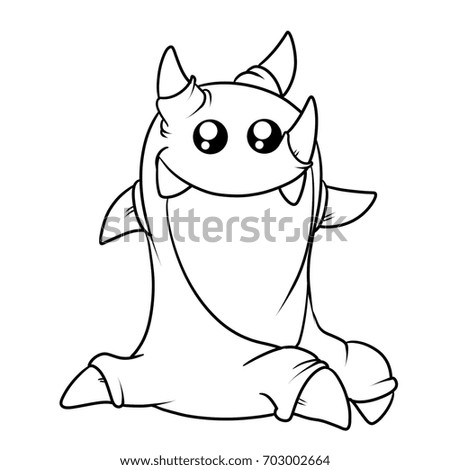 Monster Pike Kid Coloring Book Stock Illustration 703002664 ... Monster Pike Kid Coloring Book Stock Illustration 703002664 ...