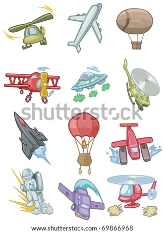 Cartoon Air Transport Icon Stock Vector 67883380 - Shutterstock