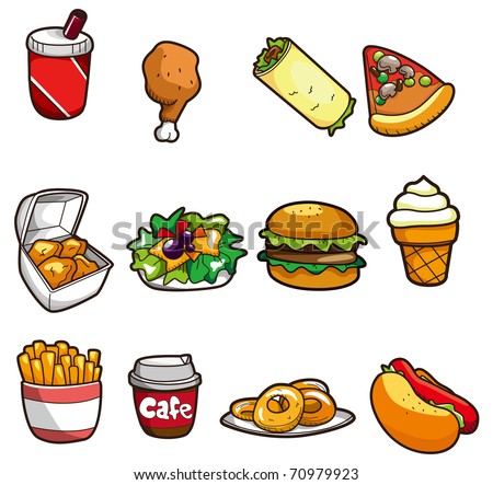 Food And Beverage Healthy Cartoon Food And Beverage Healthy Cartoon
