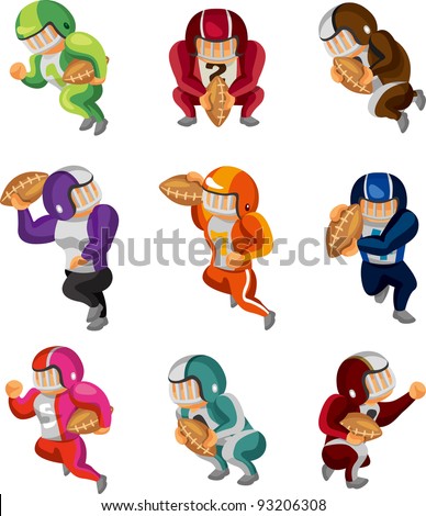 Cartoon Football Player Stock Images, Royalty-Free Images & Vectors