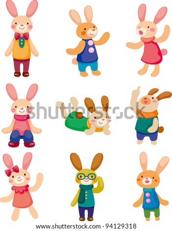 Rabbit Isolated Stock Vectors & Vector Clip Art | Shutterstock