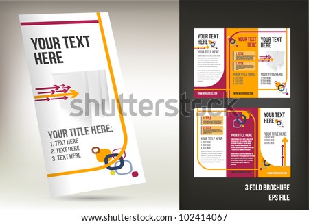three fold brochure