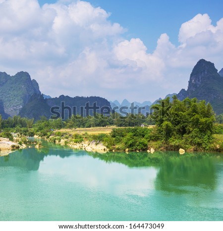 Cao Bang province in Vietnam