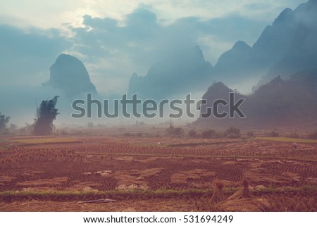 Cao Bang province in Vietnam