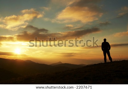 Man Standing On Edge Hong Kongs Stock Photo 130629653 - Shutterstock