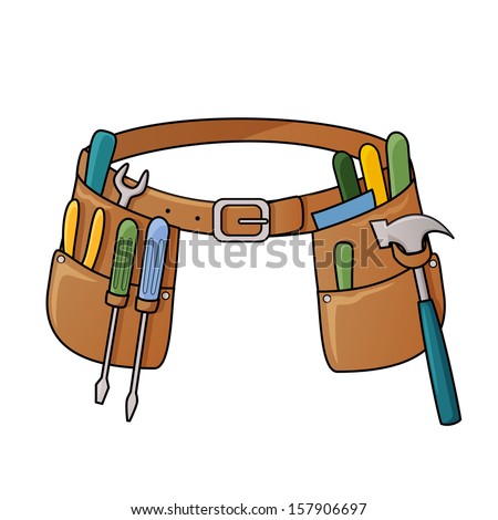 Stock Illustration Tool Belt Stock Vector 157906697 - Shutterstock