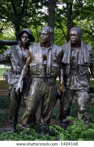 Vietnam Memorial Women Statue Clip Art