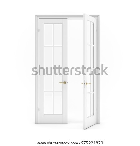 Open White Door Open White Door