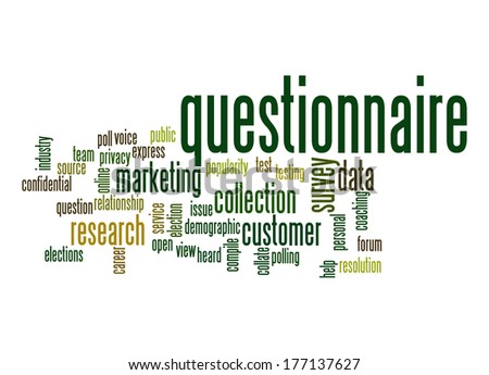 questionnaire on word