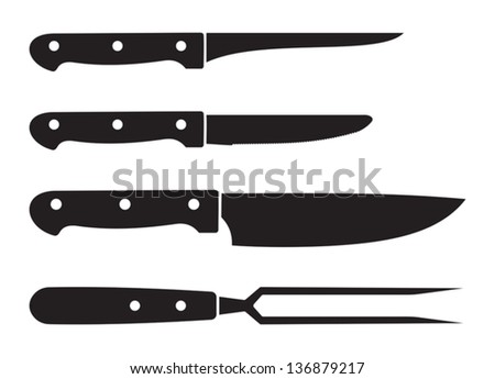Kitchen Knife Vector kitchen knives stock vector 136879217 - shutterstock Kitchen Knife Vector kitchen knives stock vector 136879217 - shutterstock