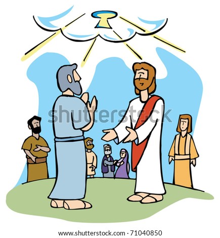 Jesus Offers Peter The Keys Of Kingdom Heaven