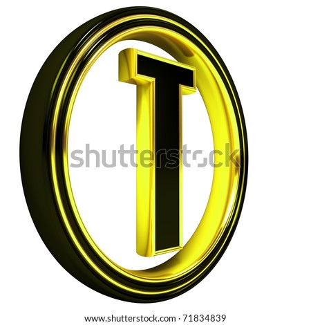 circle letter shutterstock gold preview