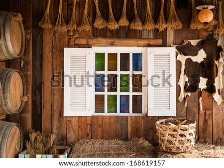 Background Interior Design Of An Old Country House Decorating The White Window Inside Room Background Interior Design Of An Old Country House Decorating The White Window Inside Room