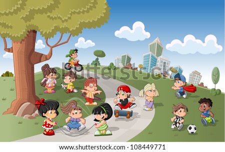 Cartoon Kids Stock Photos, Images, & Pictures | Shutterstock