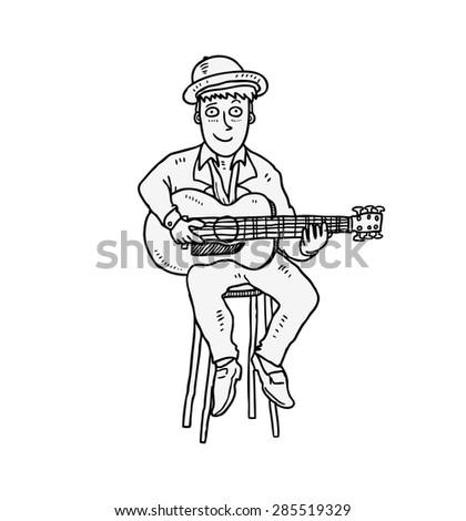 Guitar Drawing Stock Images, Royalty-Free Images & Vectors | Shutterstock