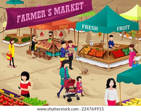 Vegetable Market Stock Images, Royalty-Free Images ...