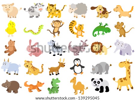 Cartoon Animals Stock Images, Royalty-Free Images & Vectors | Shutterstock