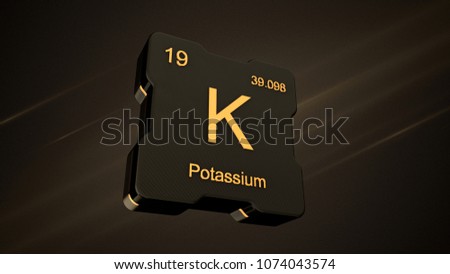 potassium element number 19 from the periodic table on futuristic black icon and nice lens flare - Periodic Table Atomic Number 19 potassium element number 19 from the periodic table on futuristic black icon and nice lens flare - Periodic Table Atomic Number 19