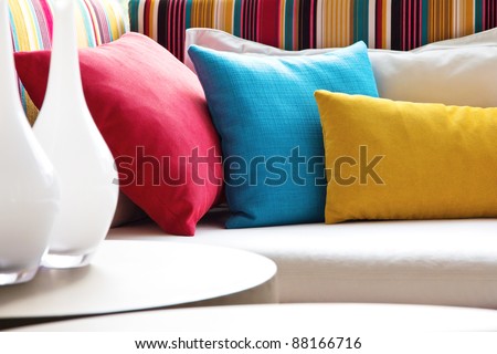 Decorative pillow natural Fabric