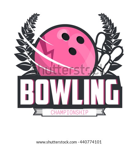 Vector Bowling Logo Icon Symbol Emblem Stock Vector 394923364 ...