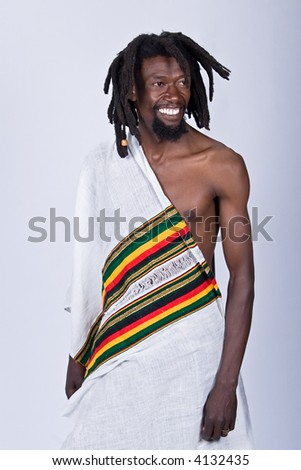 Isolated Nude Rasta Man Surprised People Stock Photo Shutterstock