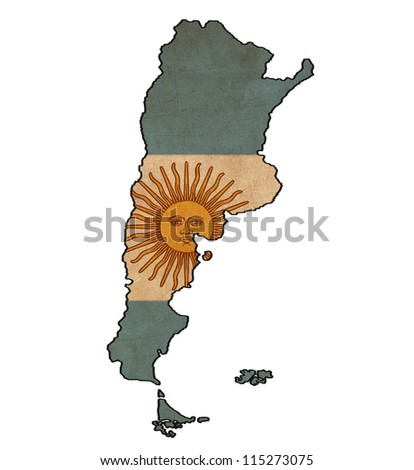 Argentina Map Stock Photos, Images, & Pictures | Shutterstock