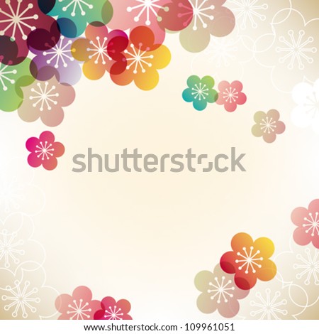 japanese apricot background