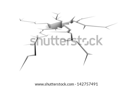 3D Cracks In The Ground