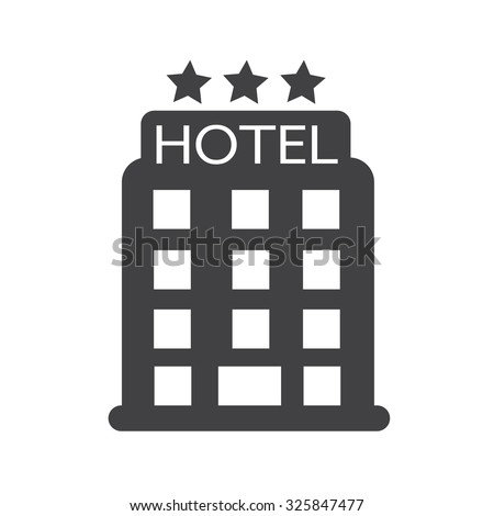 Hotel Icon Stock Vector 325847477 - Shutterstock