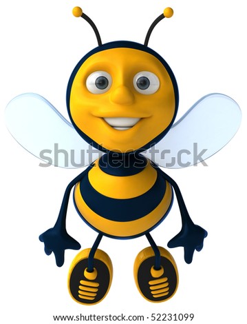 Vector Clipart Illustration Bee Stock Vector 33240073 - Shutterstock