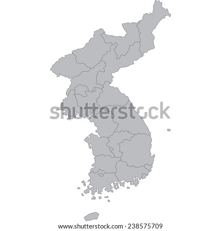 North Korea Map Stock Photos, Images, & Pictures | Shutterstock