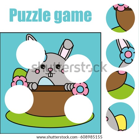Easter Drag And Drop Puzzle