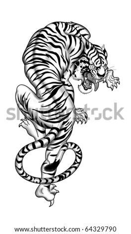 Tiger Tattoo Stock Photos, Images, & Pictures | Shutterstock