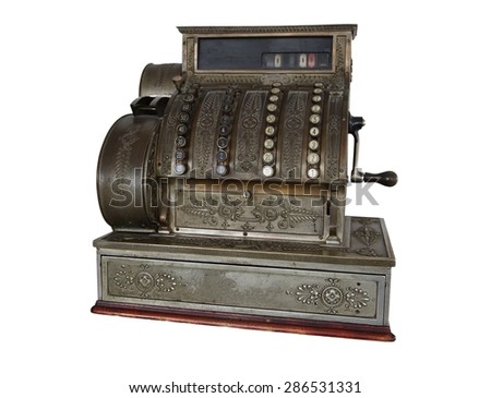 Old cash register