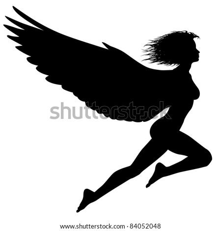 Female Angel Outlines Stock Photos, Images, & Pictures | Shutterstock