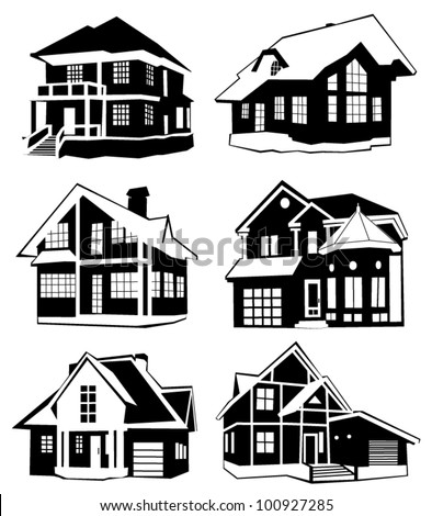 House Silhouette Stock Images, Royalty-Free Images & Vectors | Shutterstock