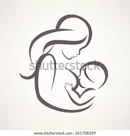 Happy Big Family Symbol Stock Vector 86726494 - Shutterstock