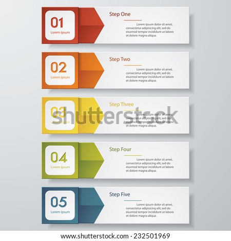 Design Clean Number Banners Templategraphic Website Stock Vector 248072863 Shutterstock Clean Banner Template