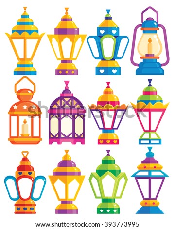 Set of 12 Ramadan Lanterns