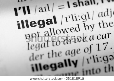 Illegal Stock Photos, Images, & Pictures | Shutterstock