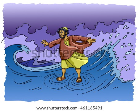 Jesus Walking On Water Stock Images, Royalty-Free Images & Vectors ...