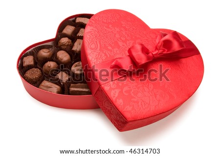 một hộp chocolate Valentine