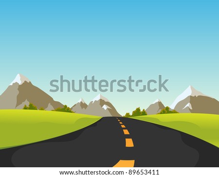 Cartoon Road Stock Photos, Images, & Pictures | Shutterstock