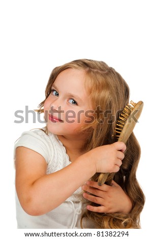 Child Combing Hair Stock Images, Royalty-Free Images & Vectors ...